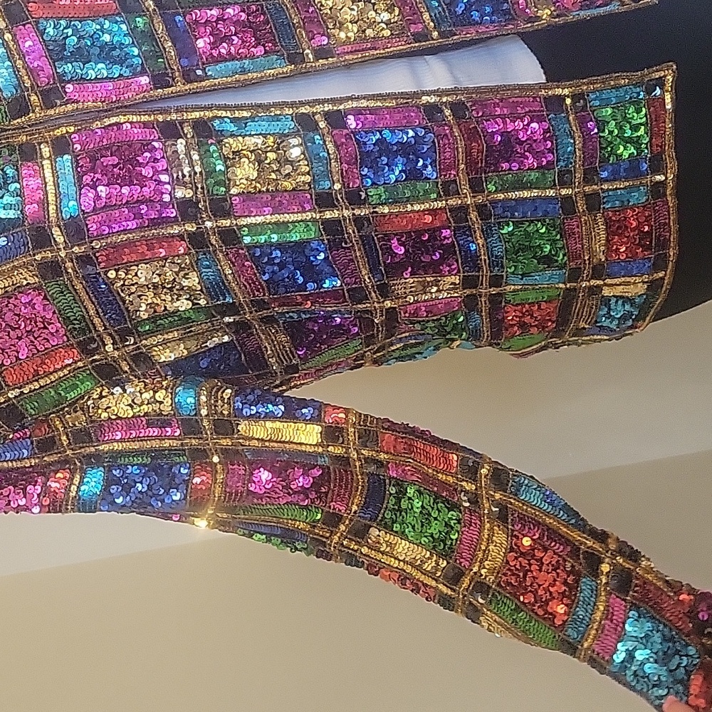 Multicolor Sequin Blazer - Picture 2 of 8